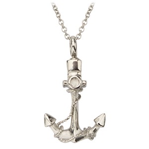Stainless Steel Solid Anchor Pendant